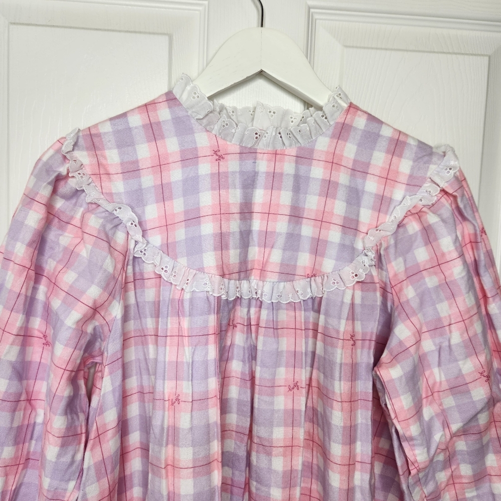 Lanz Of Salzburg Long Flannel Pajamas Size Medium - Picture 2 of 7